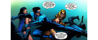 Illustration for article titled 10 Times When Comics And Movies Sexualized Male Superheroes